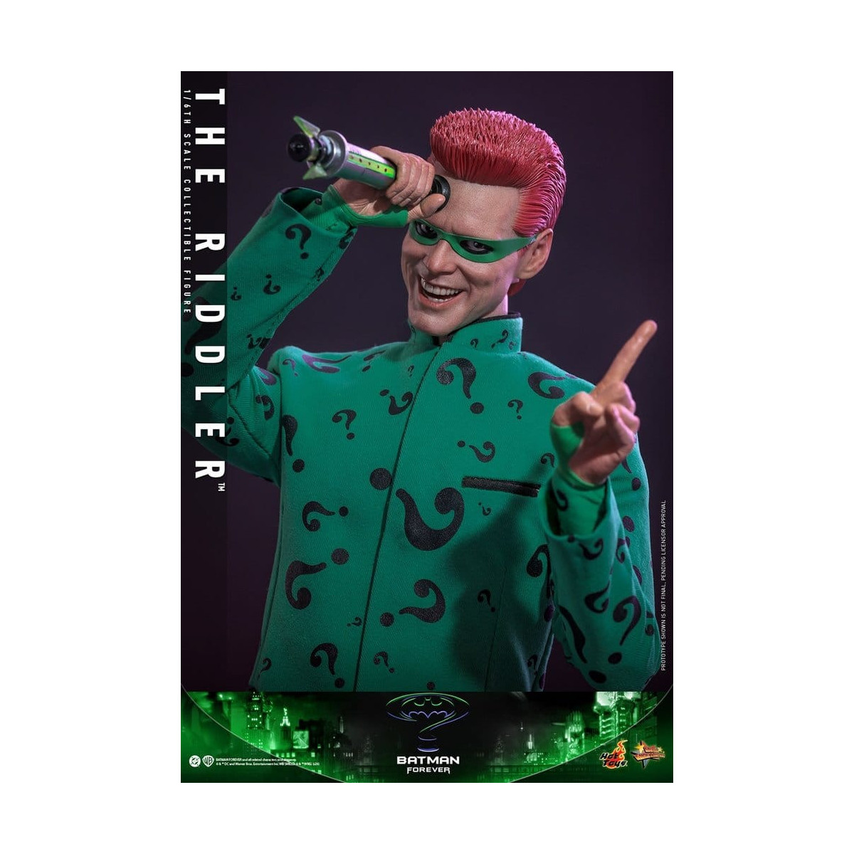 Hot Toys DC Comics - El Acertijo MMS, escala 1/6 - Batman Forever
