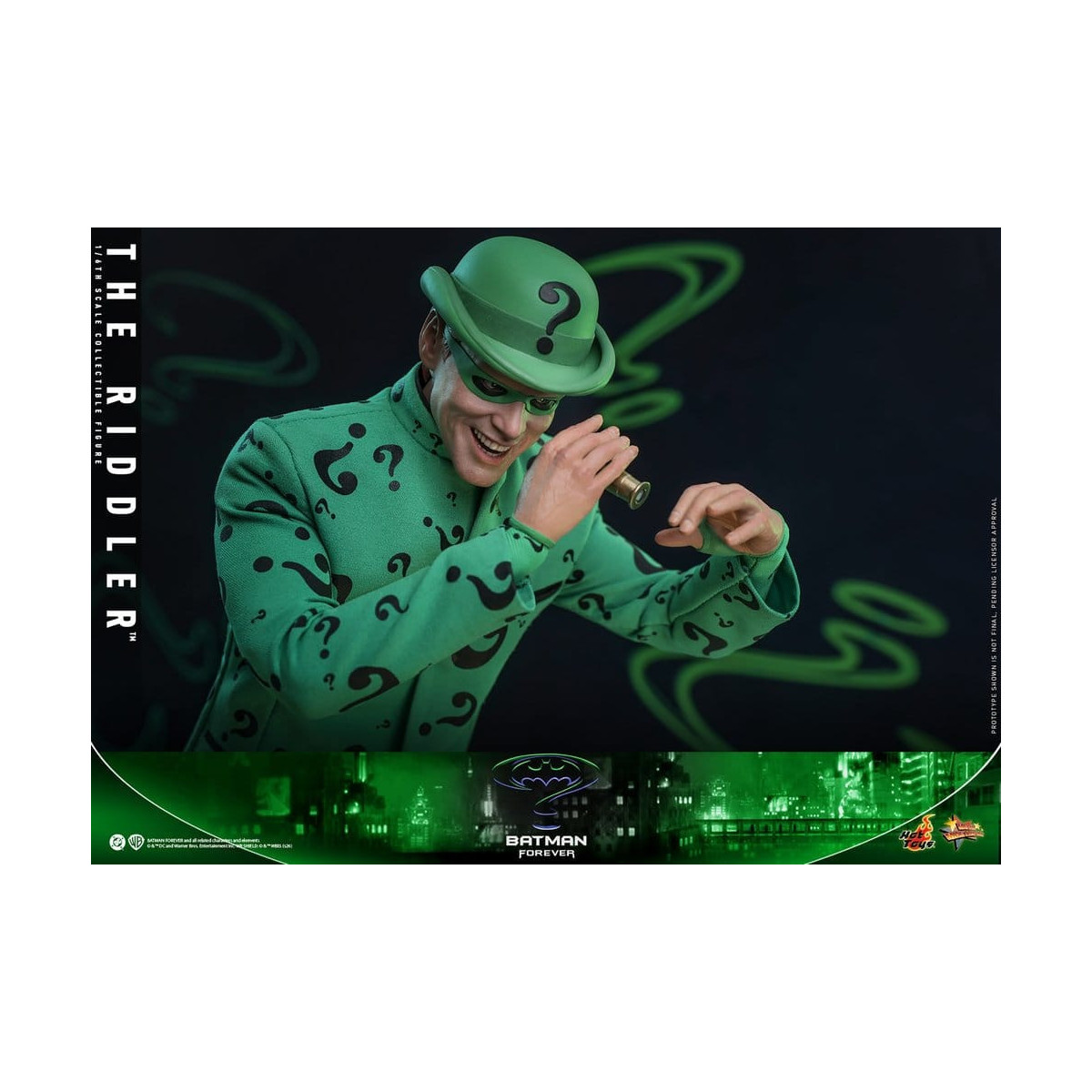 Hot Toys DC Comics - El Acertijo MMS, escala 1/6 - Batman Forever