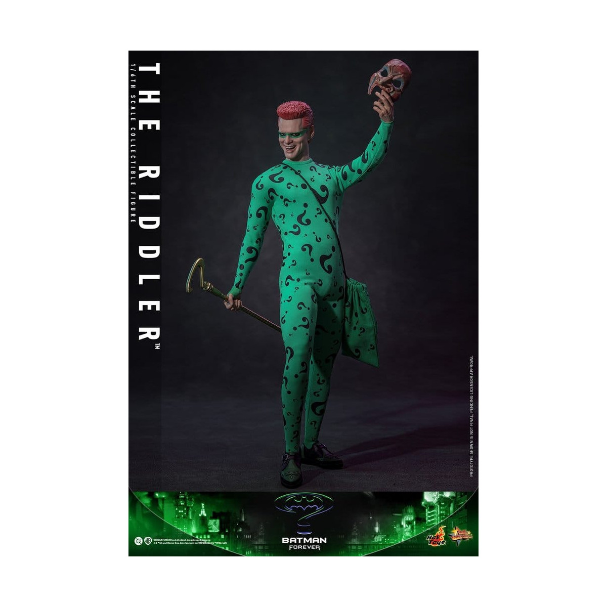 Hot Toys DC Comics - El Acertijo MMS, escala 1/6 - Batman Forever