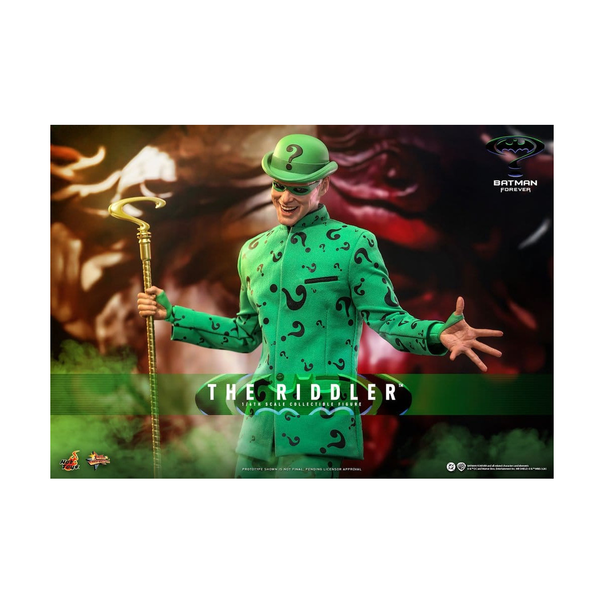 Hot Toys DC Comics - El Acertijo MMS, escala 1/6 - Batman Forever
