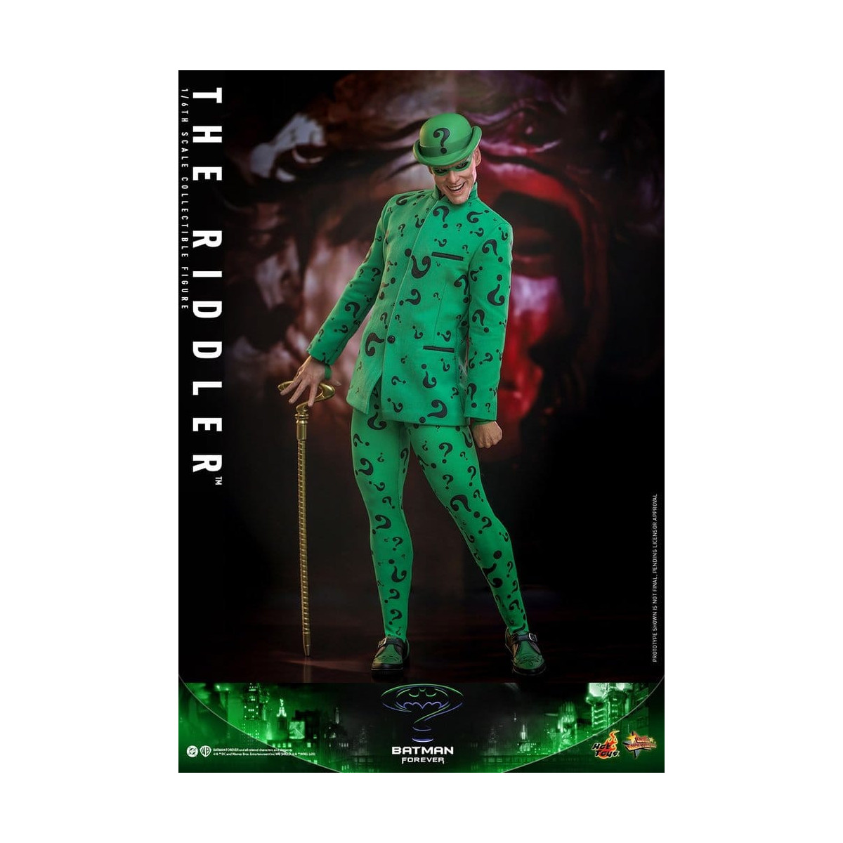 Hot Toys DC Comics - El Acertijo MMS, escala 1/6 - Batman Forever