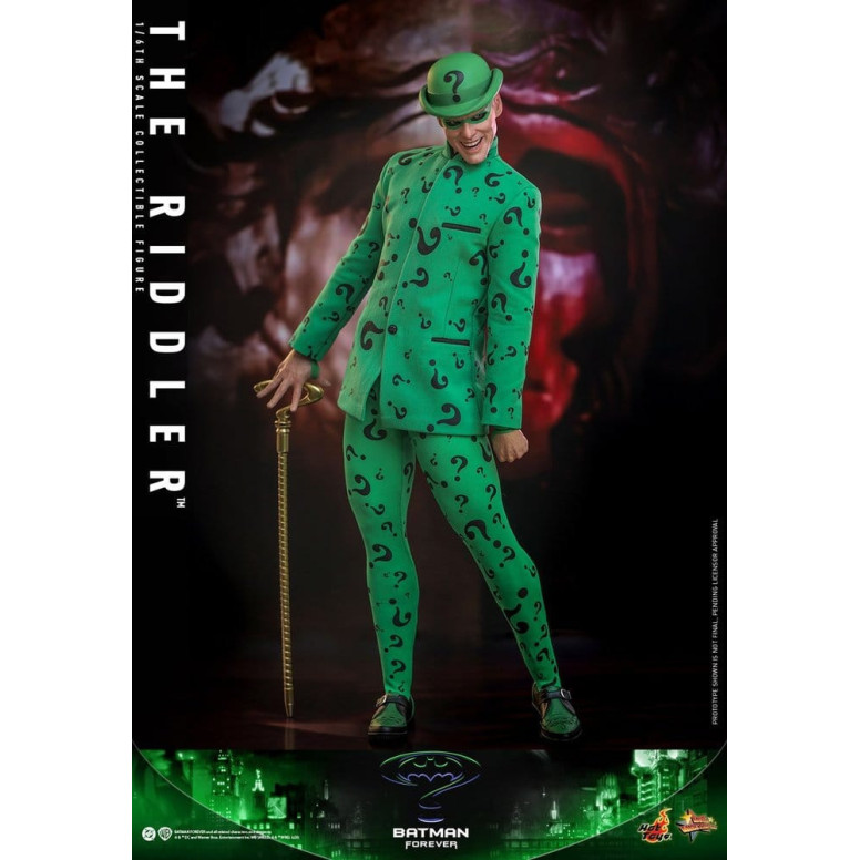 Hot Toys DC Comics - El Acertijo MMS, escala 1/6 - Batman Forever