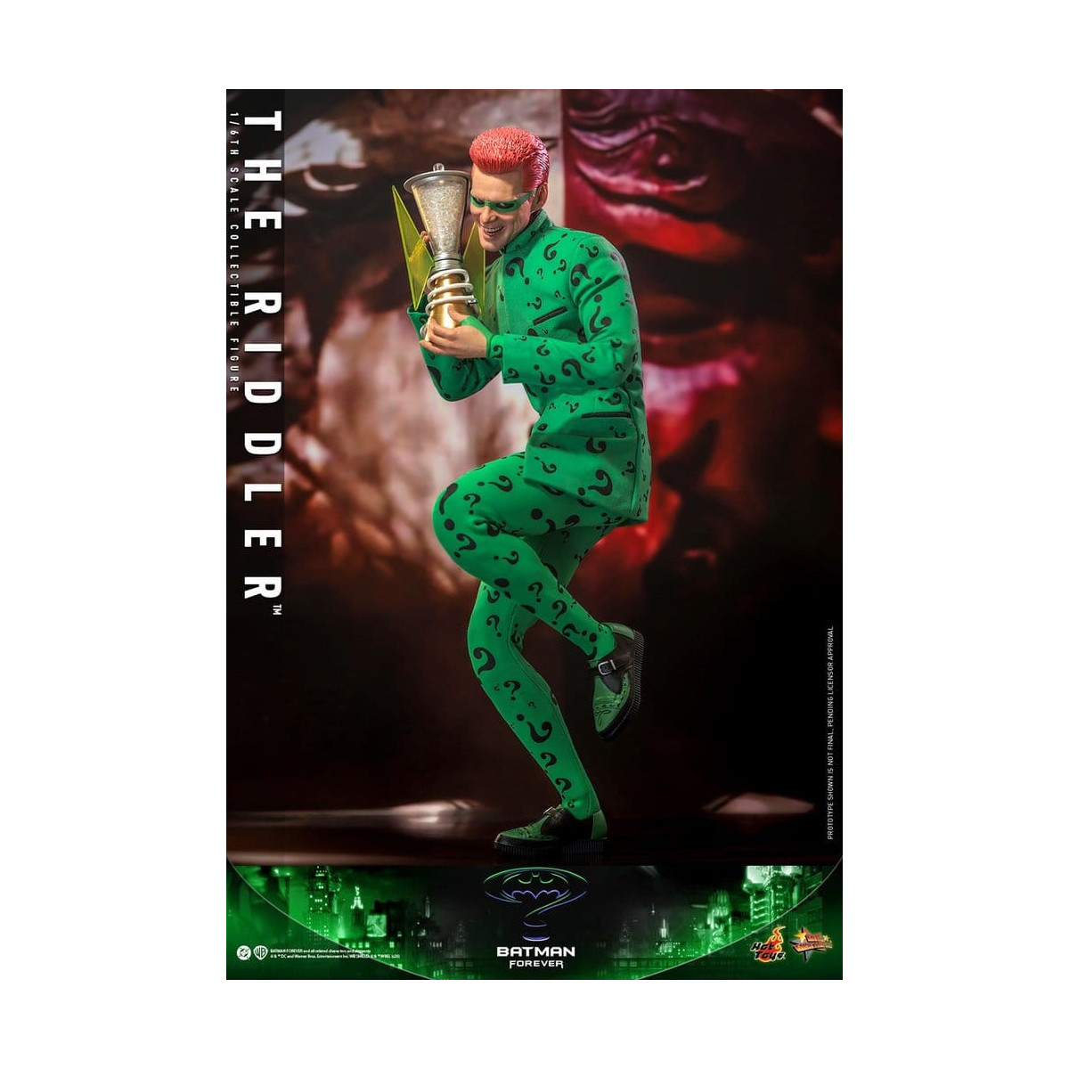 Hot Toys DC Comics - El Acertijo MMS, escala 1/6 - Batman Forever