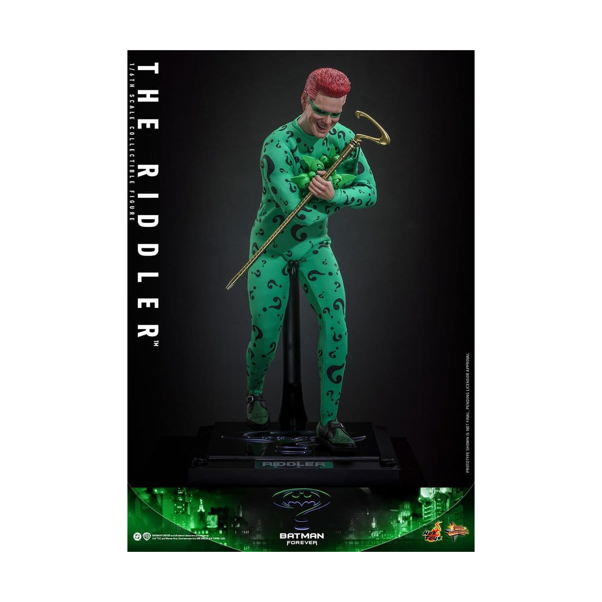 Hot Toys DC Comics - El Acertijo MMS, escala 1/6 - Batman Forever