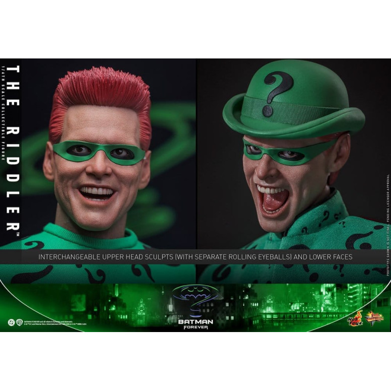 Hot Toys DC Comics - El Acertijo MMS, escala 1/6 - Batman Forever