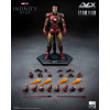 Threezero Infinity Saga Iron Man: Mark 6 (con daños de combate) DLX, escala 1/12