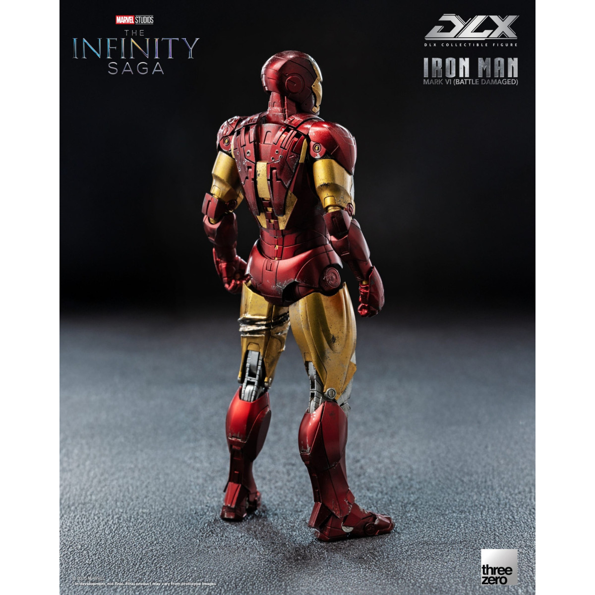 Threezero Infinity Saga Iron Man: Mark 6 (con daños de combate) DLX, escala 1/12