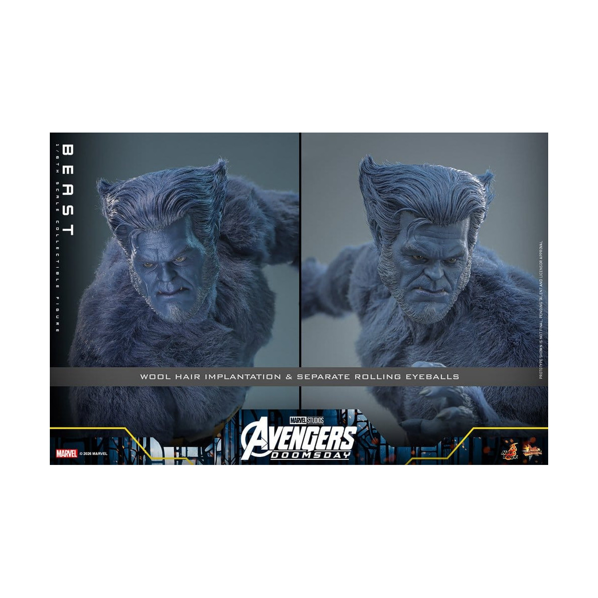 Hot Toys - Beast MMS, escala 1/6 - Avengers: Doomsday