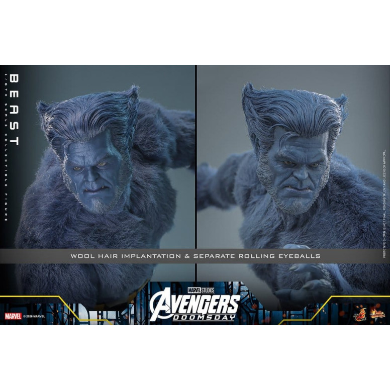 Hot Toys - Beast MMS, escala 1/6 - Avengers: Doomsday