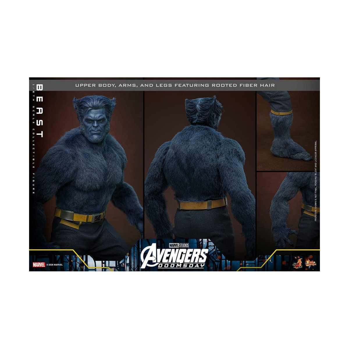 Hot Toys - Beast MMS, escala 1/6 - Avengers: Doomsday