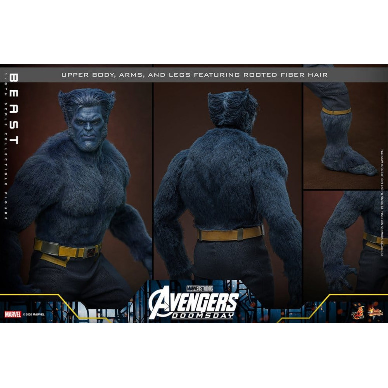 Hot Toys - Beast MMS, escala 1/6 - Avengers: Doomsday