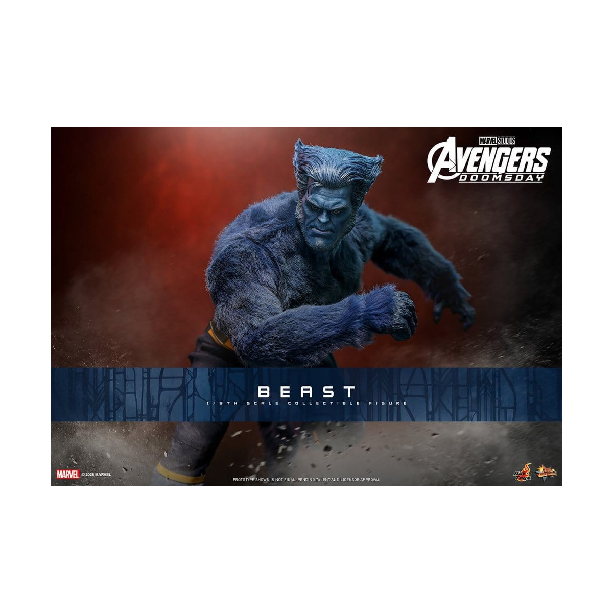 Hot Toys - Beast MMS, escala 1/6 - Avengers: Doomsday