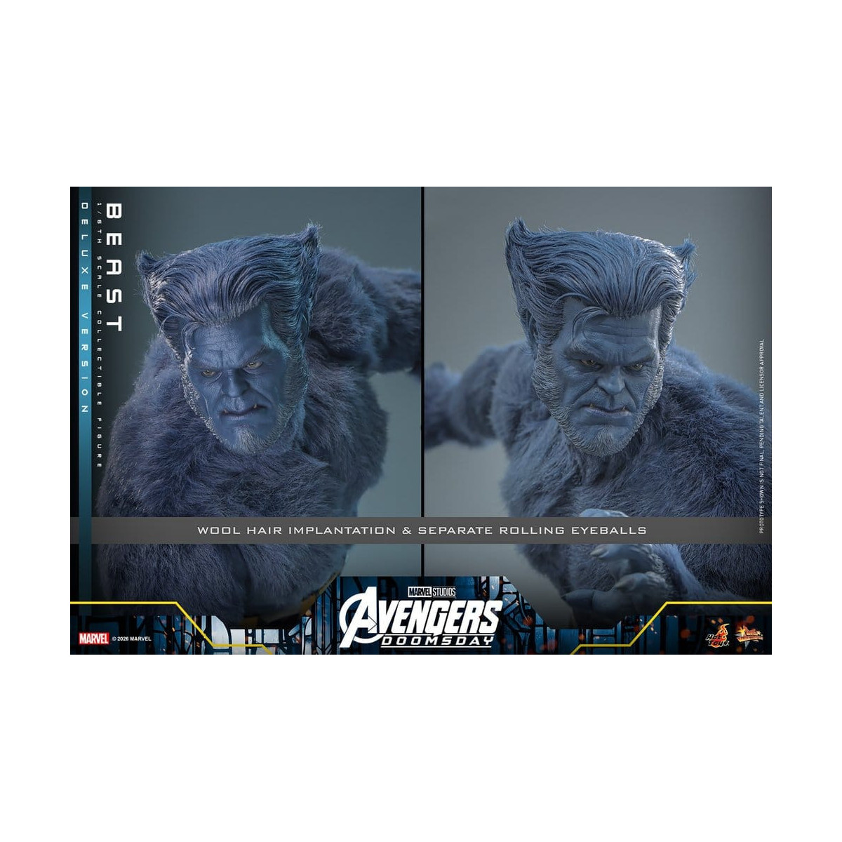 Hot Toys - Beast, versión Deluxe « MMS », escala 1/6 - Avengers: Doomsday