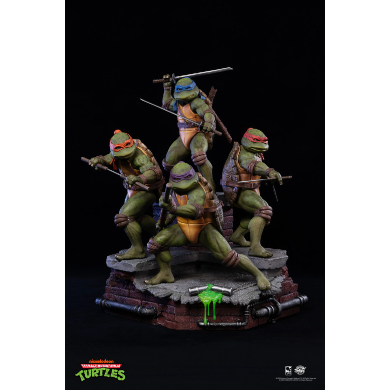 Pure Arts - Diorama de la película «Las Tortugas Ninja» a escala 1/6 (1990)