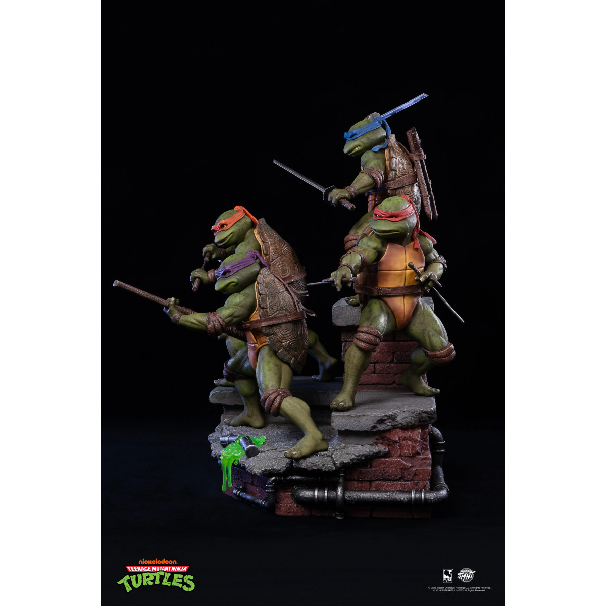 Pure Arts - Diorama de la película «Las Tortugas Ninja» a escala 1/6 (1990)