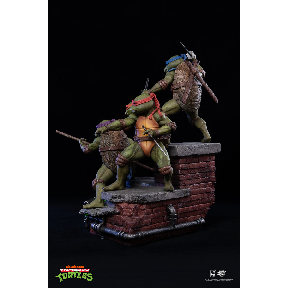 Pure Arts - Diorama de la película «Las Tortugas Ninja» a escala 1/6 (1990)