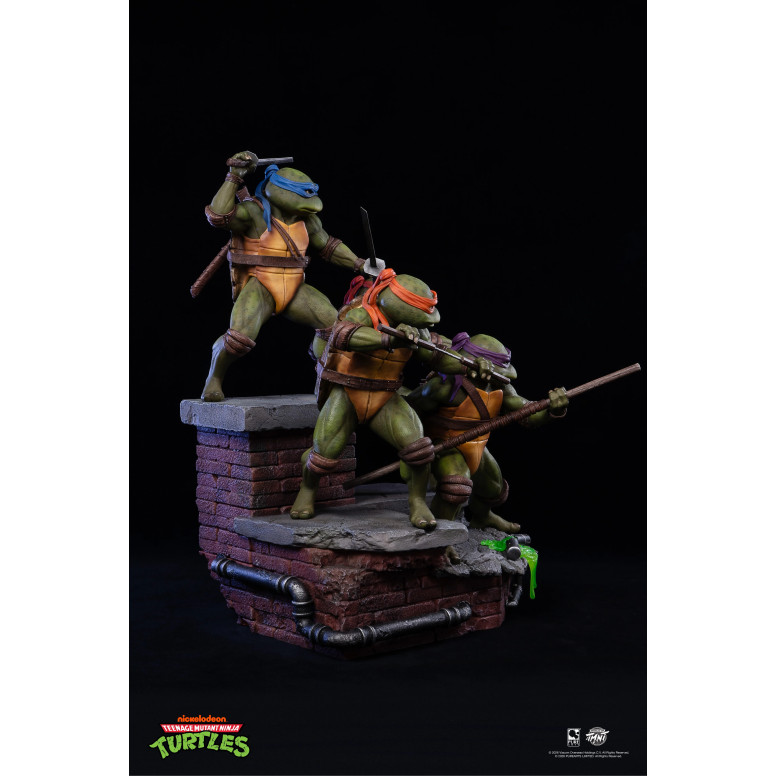 Pure Arts - Diorama de la película «Las Tortugas Ninja» a escala 1/6 (1990)