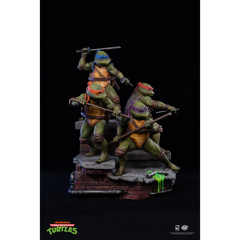 Pure Arts - Diorama de la película «Las Tortugas Ninja» a escala 1/6 (1990)