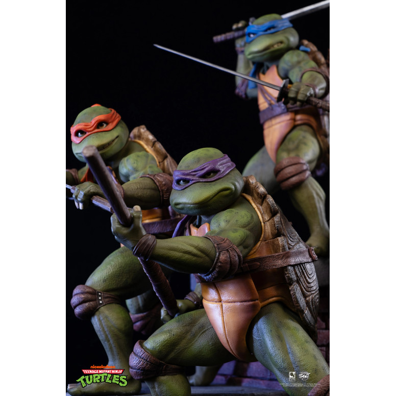Pure Arts - Diorama de la película «Las Tortugas Ninja» a escala 1/6 (1990)