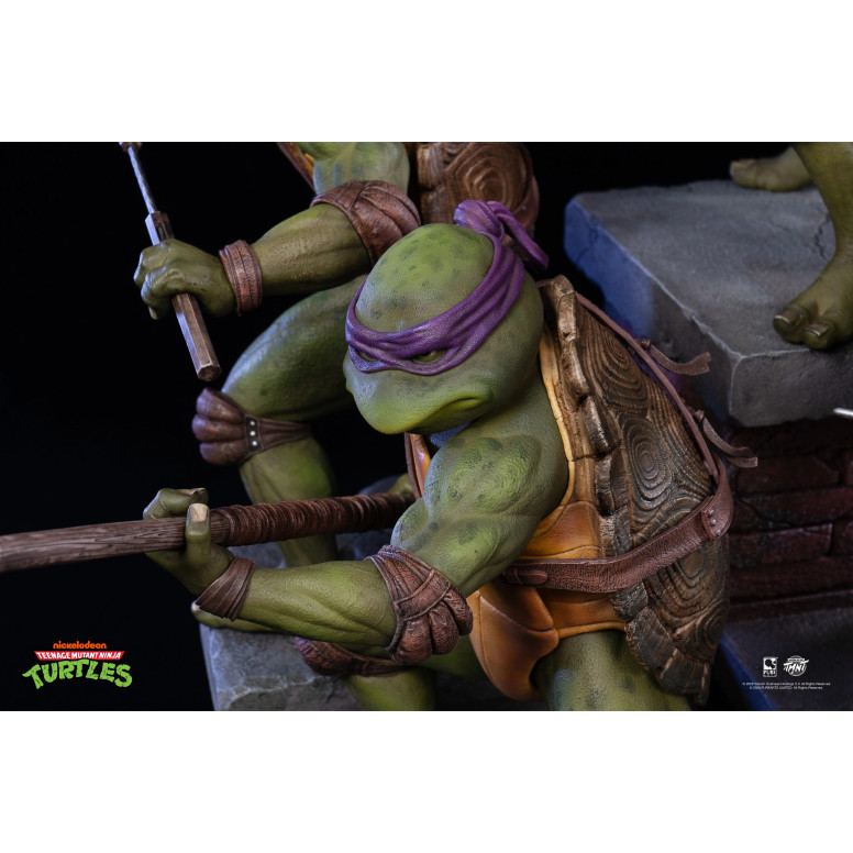 Pure Arts - Diorama de la película «Las Tortugas Ninja» a escala 1/6 (1990)