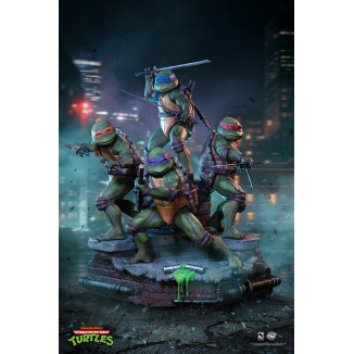 Pure Arts - Diorama de la película «Las Tortugas Ninja» a escala 1/6 (1990)