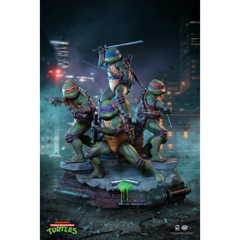 Pure Arts - Diorama de la película «Las Tortugas Ninja» a escala 1/6 (1990)
