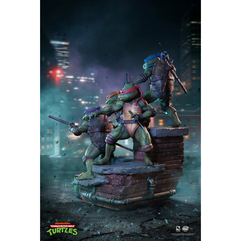 Pure Arts - Diorama de la película «Las Tortugas Ninja» a escala 1/6 (1990)
