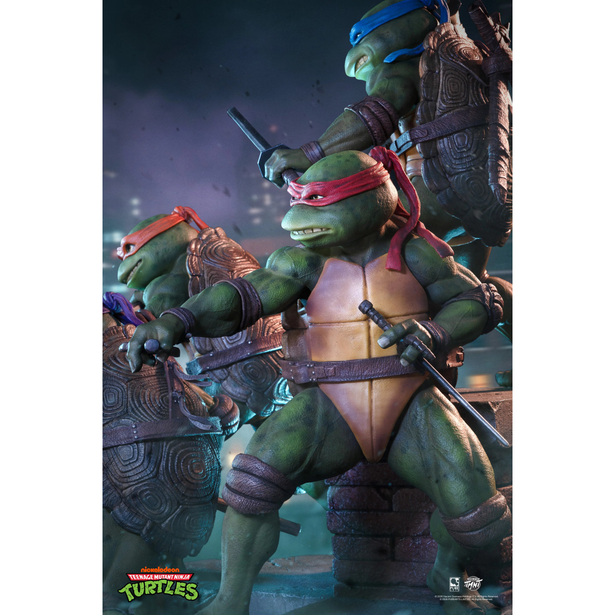 Pure Arts - Diorama de la película «Las Tortugas Ninja» a escala 1/6 (1990)