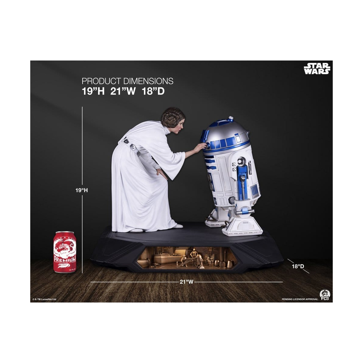 PCS Star Wars - La princesa Leia 1/3
