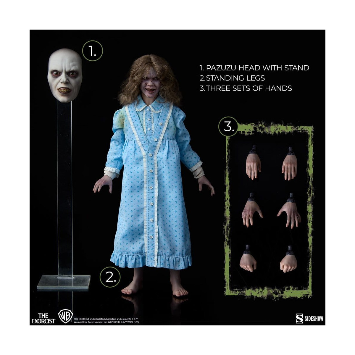 Sideshow Figura de «El exorcista» a escala 1/6: Regan MacNeil, 23 cm