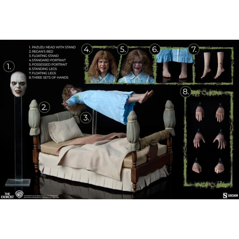Sideshow Figura de «El exorcista» a escala 1/6: Regan MacNeil (Edición Deluxe), 23 cm