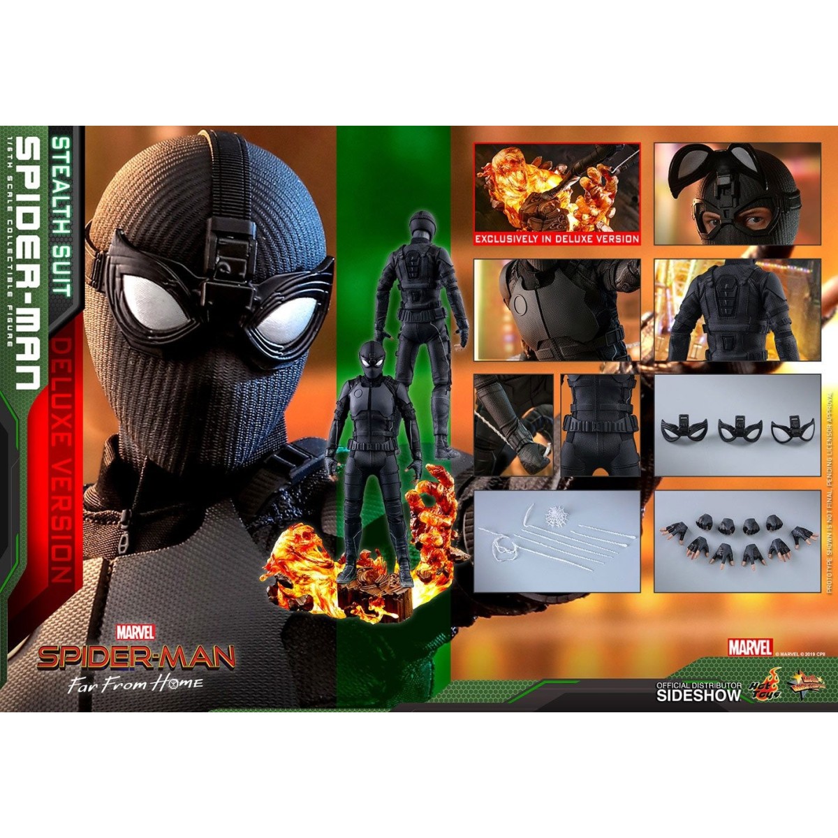 Hot Toys Spiderman 3 Spider Man 1/6 30 cm