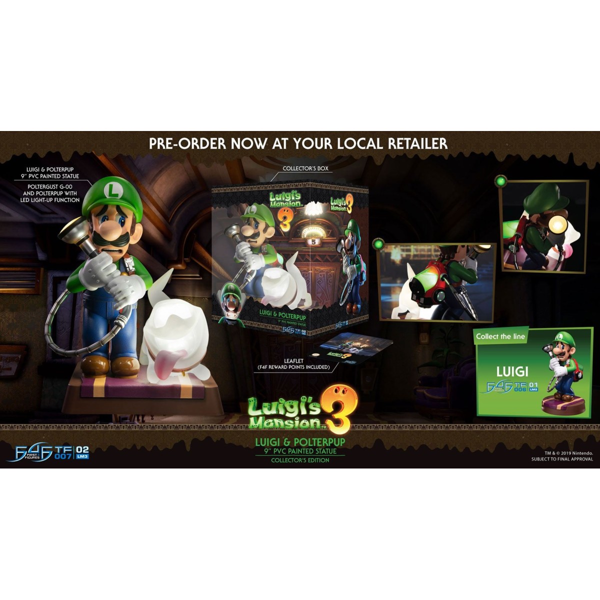 First For Figures Statue Mario Cat