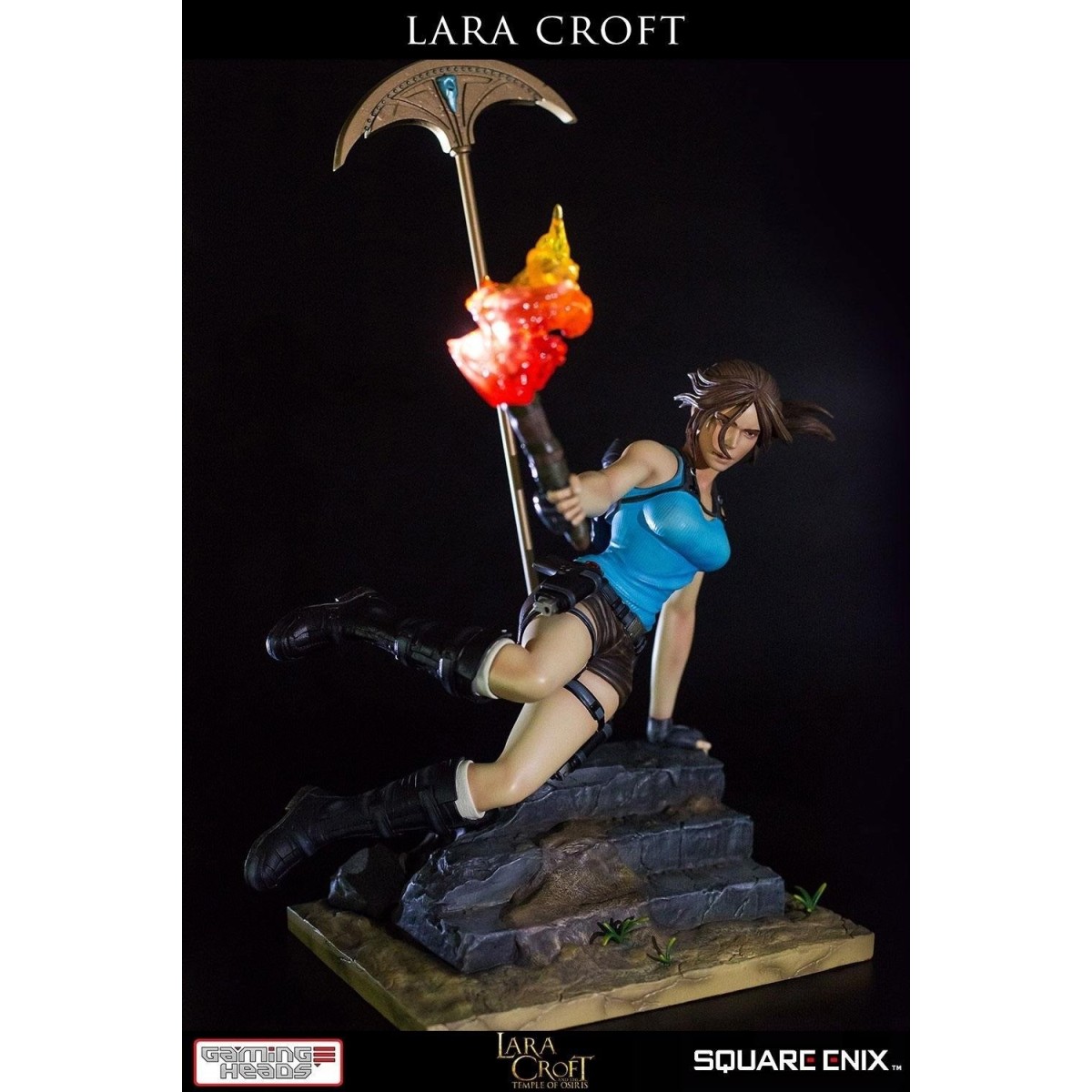 Gaming Head Statue Tomb Raider Temple of Osiris