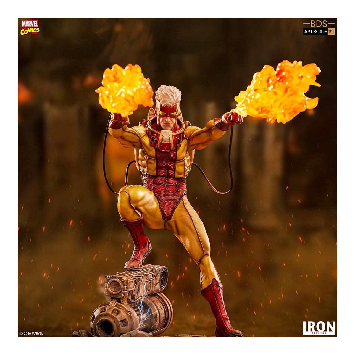 IRON STUDIOS - Pyro BDS Art Scale 1/10 - Marvel Comics