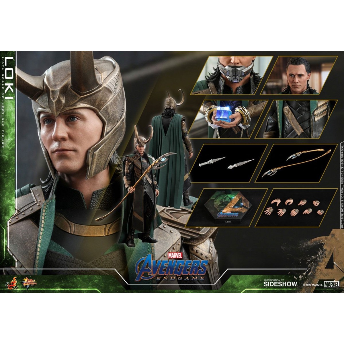 Hot toys Thor Ragnarok 1/6 Gladiator Hulk Movie Masterpiece 42 cm