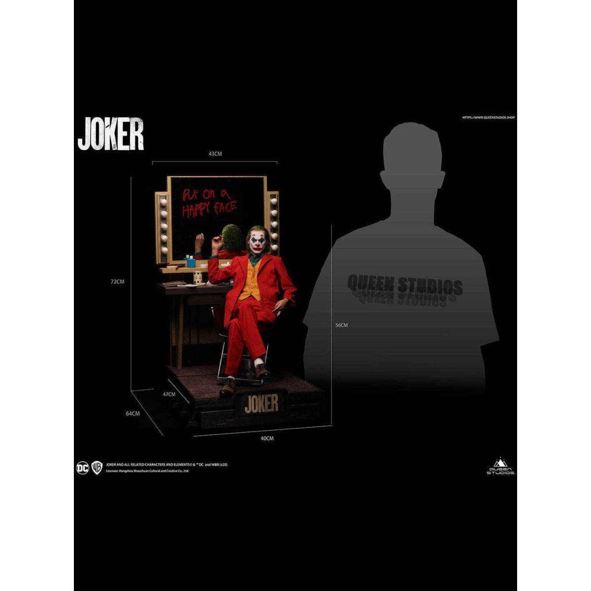 Queen Studios - Joaquin Phoenix Joker 1/3 - Edición de lujo