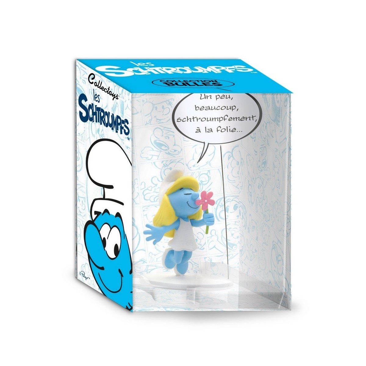 Collectoys - Estatuilla de los Schtroumpfs - Pitufina Burbuja "Un poco, mucho"