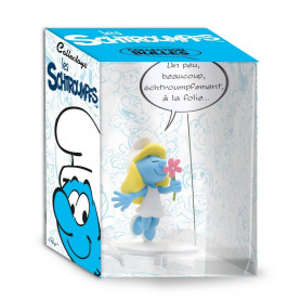 Collectoys - Estatuilla de los Schtroumpfs - Pitufina Burbuja "Un poco, mucho"