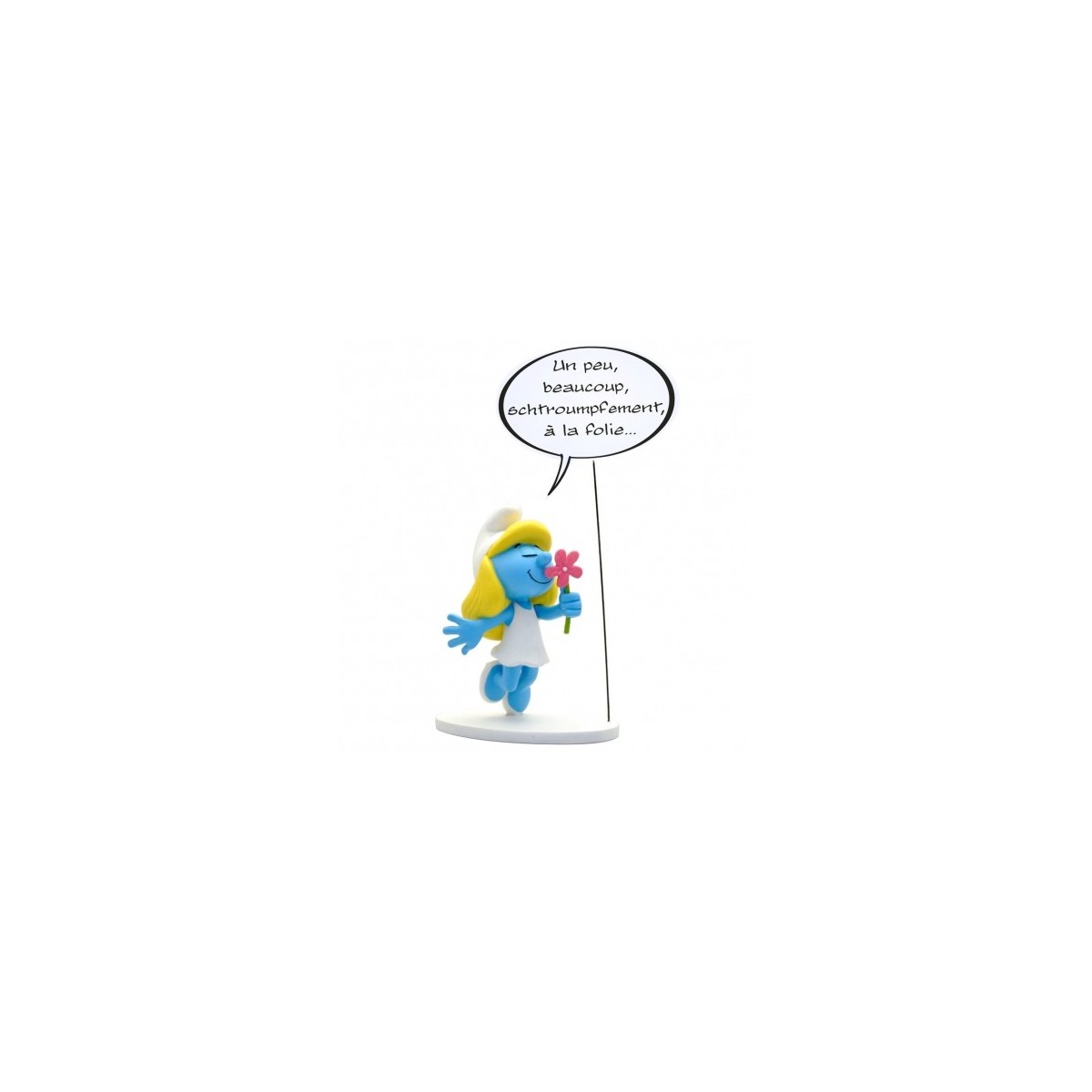 Collectoys - Estatuilla de los Schtroumpfs - Pitufina Burbuja "Un poco, mucho"