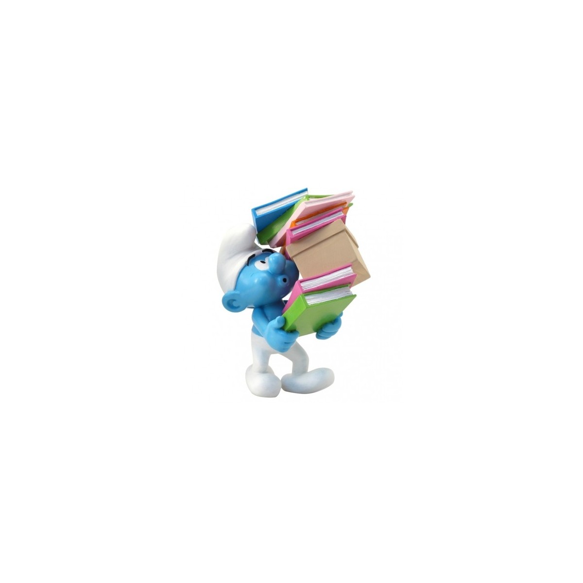 Collectoys - Pitufos - Pitufo con un montón de libros