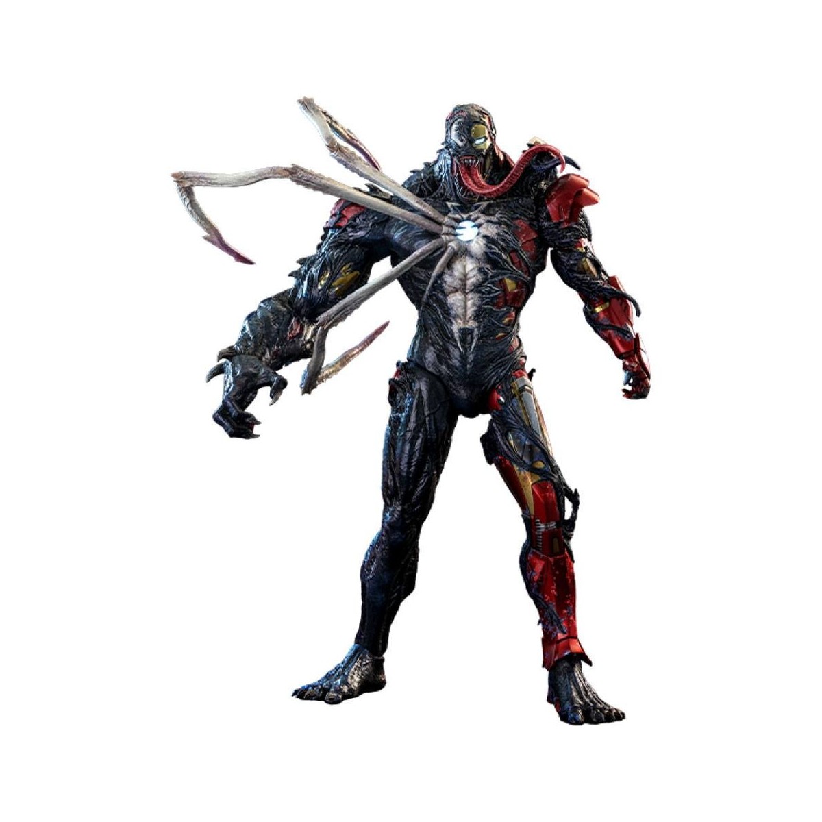 Juguetes calientes - Hombre de Hierro Venenoso - Marvel's Spider-Man: Figuras de Veneno Máximo Colección del Artista 1/6