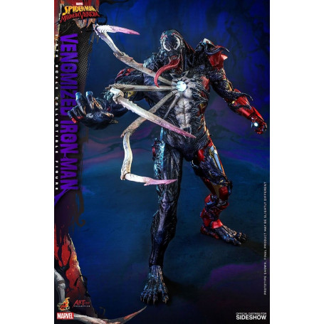 Juguetes calientes - Hombre de Hierro Venenoso - Marvel's Spider-Man: Figuras de Veneno Máximo Colección del Artista 1/6