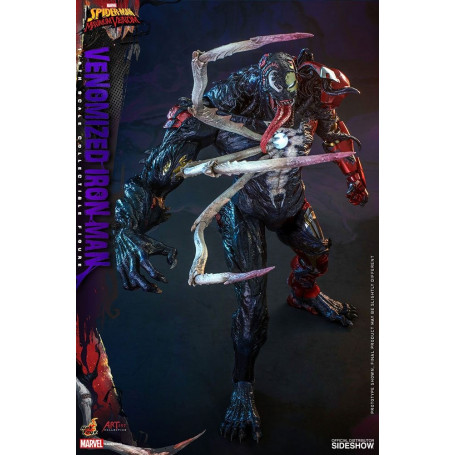 Juguetes calientes - Hombre de Hierro Venenoso - Marvel's Spider-Man: Figuras de Veneno Máximo Colección del Artista 1/6