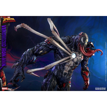 Juguetes calientes - Hombre de Hierro Venenoso - Marvel's Spider-Man: Figuras de Veneno Máximo Colección del Artista 1/6