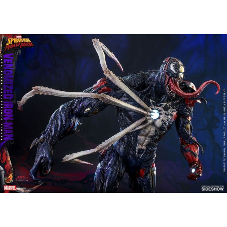 Juguetes calientes - Hombre de Hierro Venenoso - Marvel's Spider-Man: Figuras de Veneno Máximo Colección del Artista 1/6