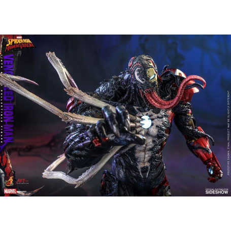 Juguetes calientes - Hombre de Hierro Venenoso - Marvel's Spider-Man: Figuras de Veneno Máximo Colección del Artista 1/6