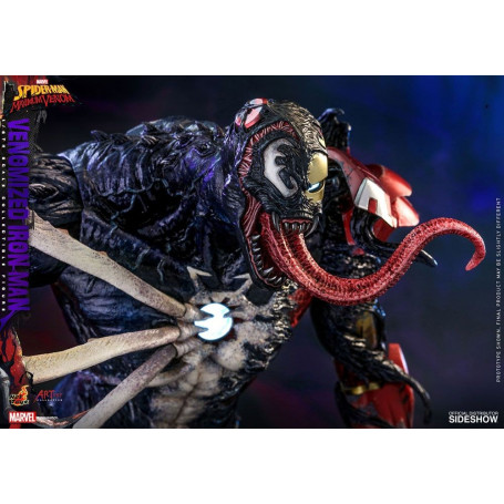 Juguetes calientes - Hombre de Hierro Venenoso - Marvel's Spider-Man: Figuras de Veneno Máximo Colección del Artista 1/6