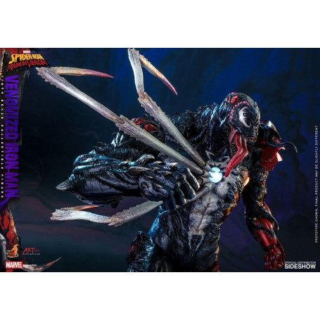 Juguetes calientes - Hombre de Hierro Venenoso - Marvel's Spider-Man: Figuras de Veneno Máximo Colección del Artista 1/6