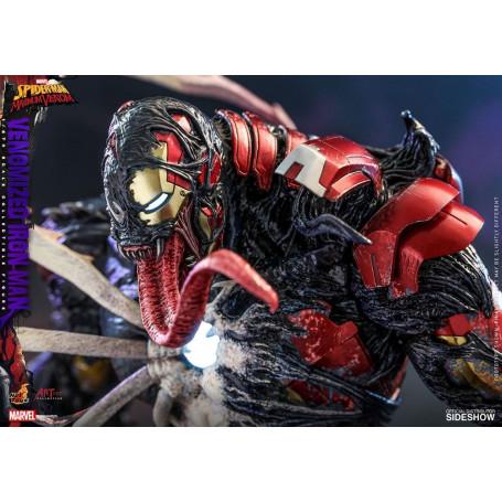 Juguetes calientes - Hombre de Hierro Venenoso - Marvel's Spider-Man: Figuras de Veneno Máximo Colección del Artista 1/6